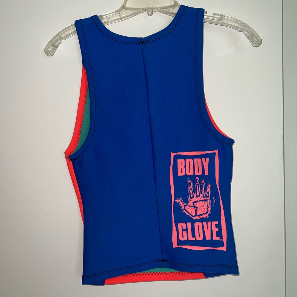 Rare vintage body glove neoprene top